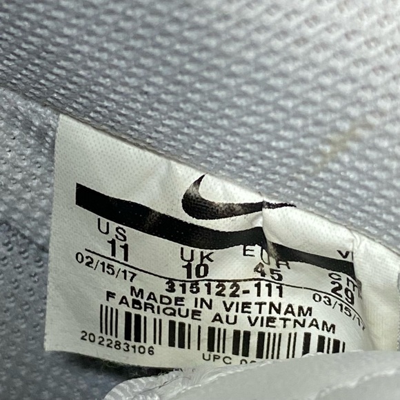 Men’s Nike AFI Air Force One, White, Size 11 - Picture 12 of 12